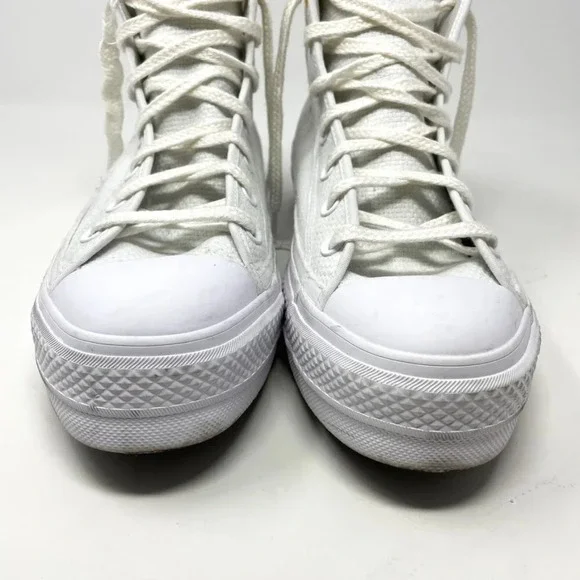 Converse Chuck Taylor All Star Lift Embroidery Hightop Platform Sneakers Sz 10.5 - Picture 8 of 16